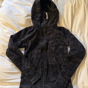 Lululemon Athletica Scuba Zip Up Camo Hoodie